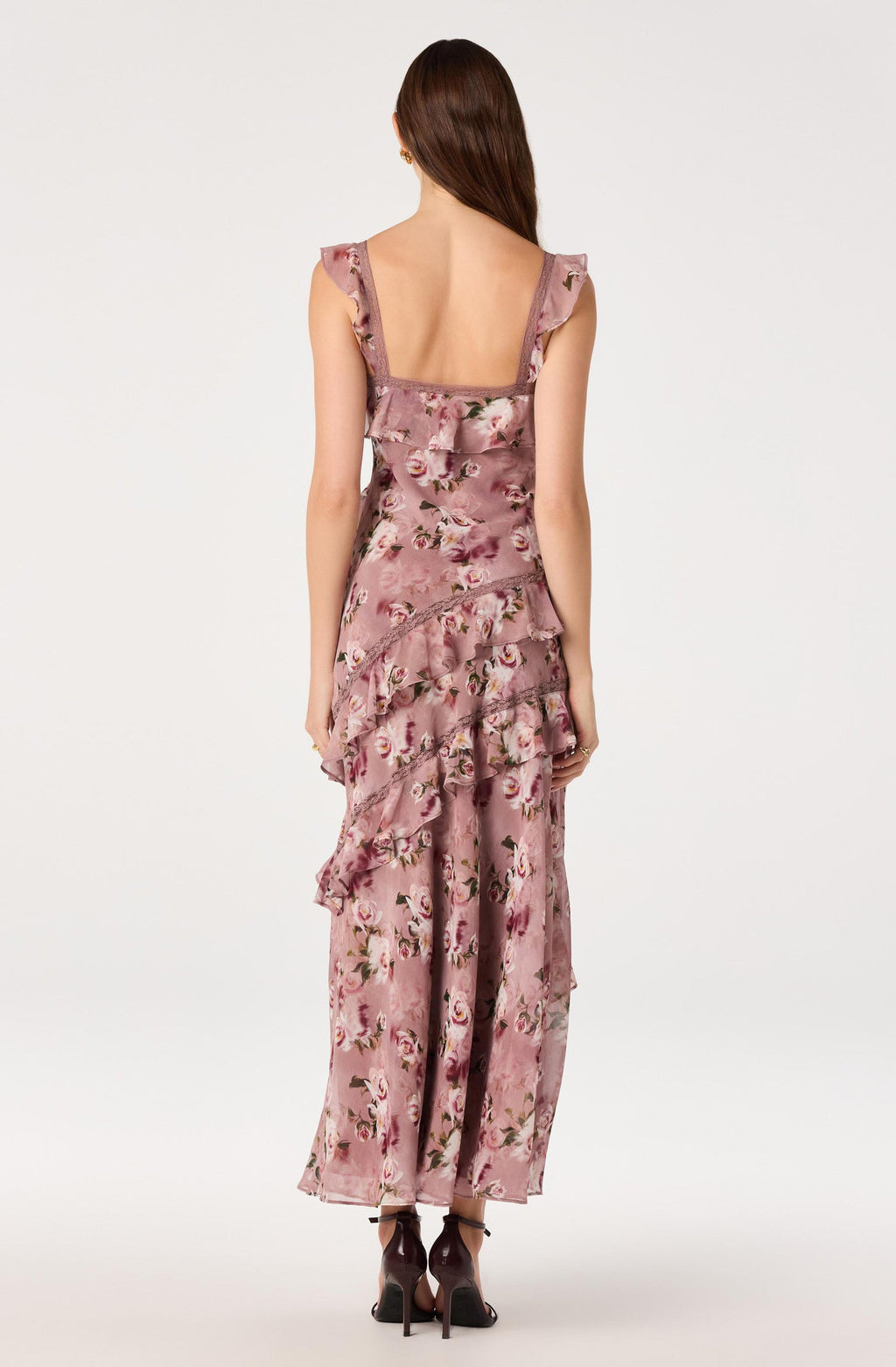 Megan Ruffle Maxi Dress