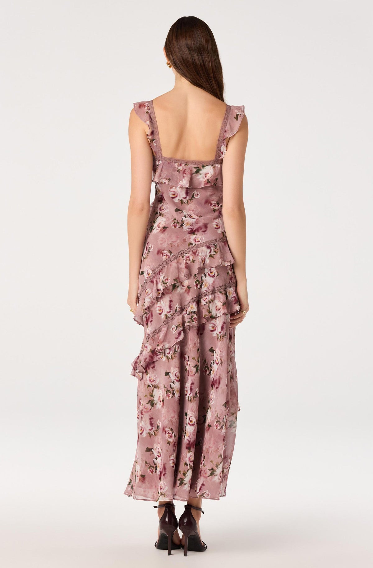 Megan Ruffle Maxi Dress