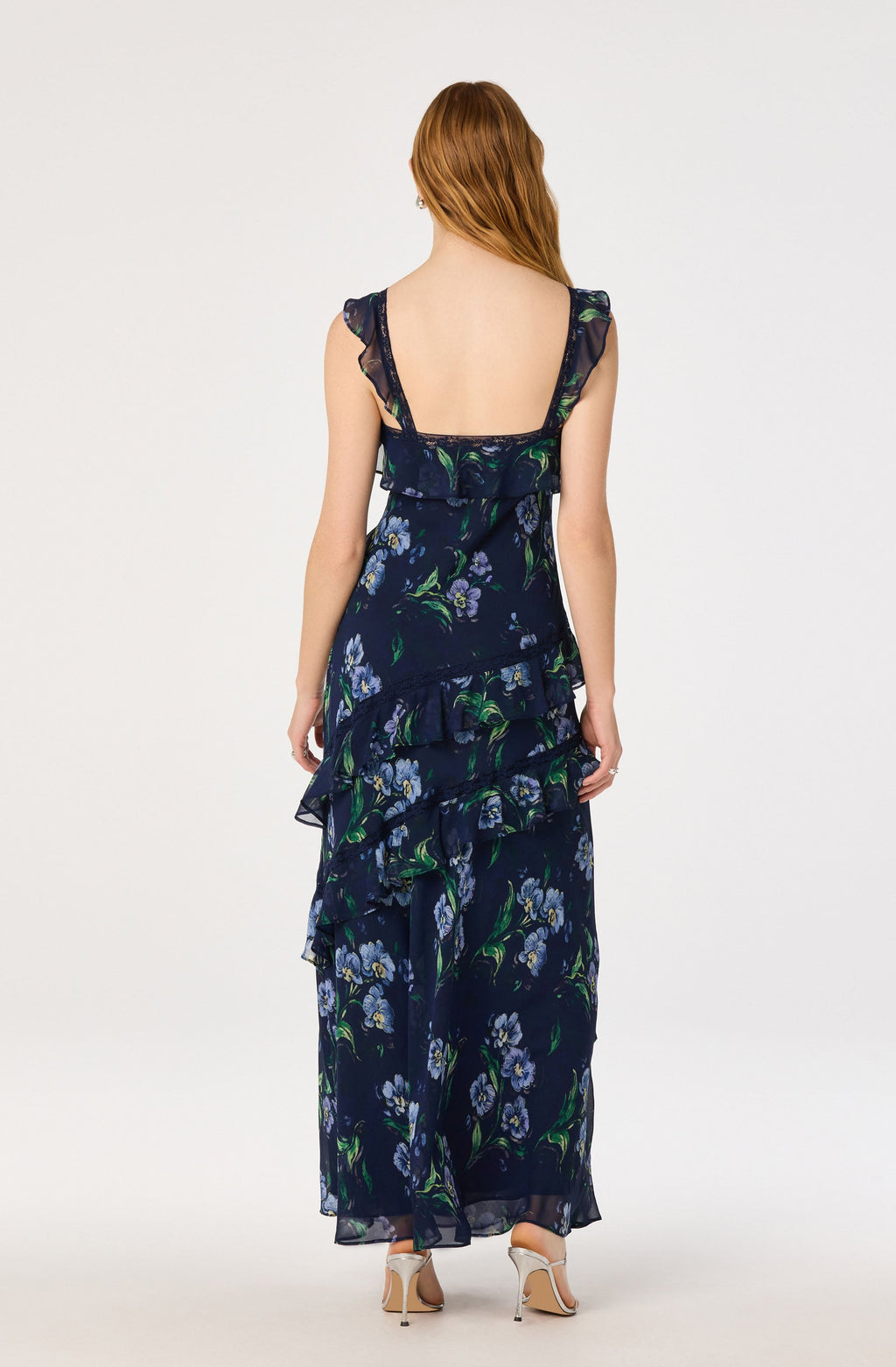 Megan Ruffle Maxi Dress