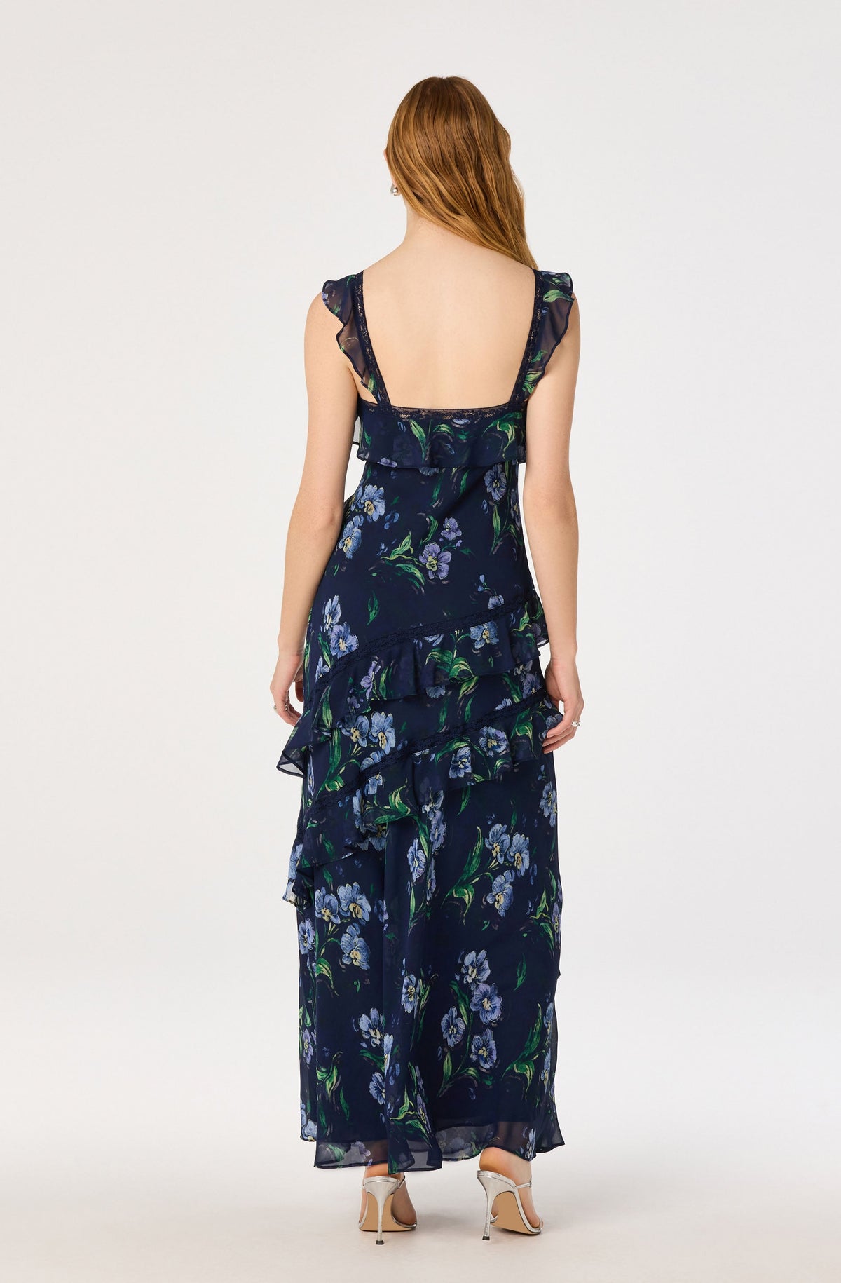 Megan Ruffle Maxi Dress