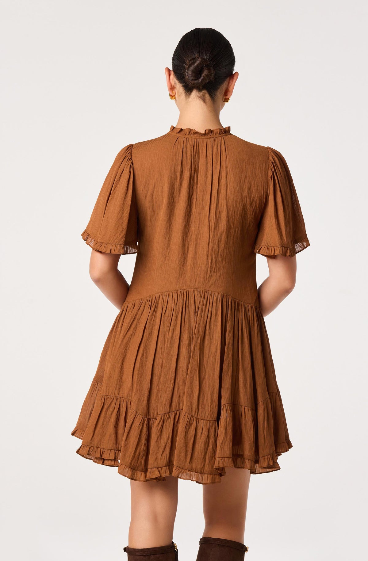 Randi Pintuck Mini Dress