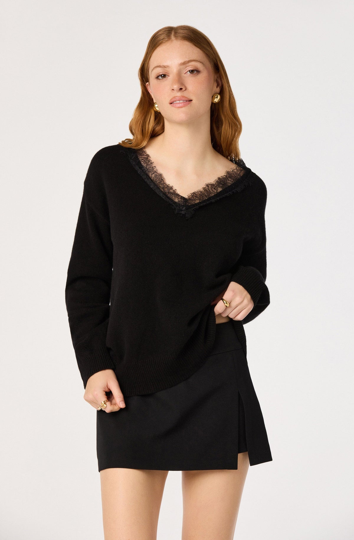 Tessa Slit-Front Mini Skort