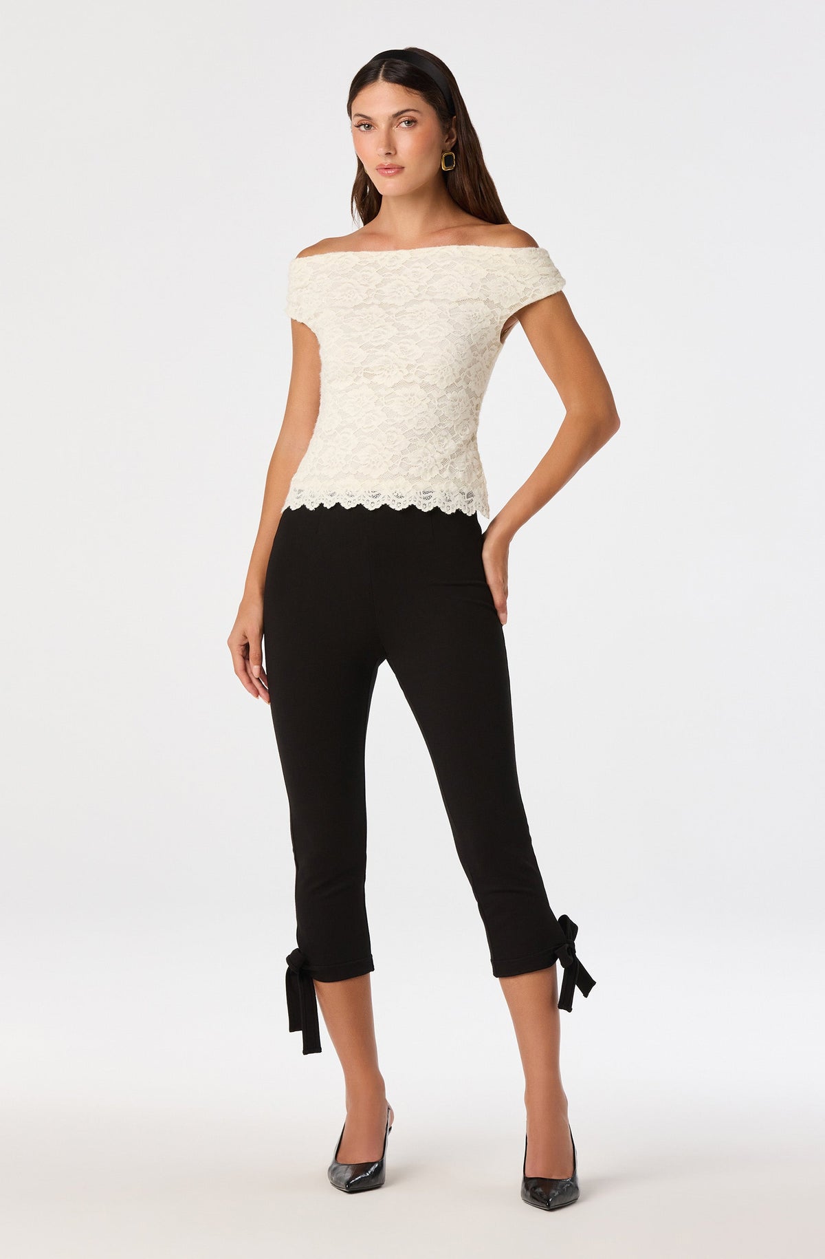 Myranda Lace Off-Shoulder Top