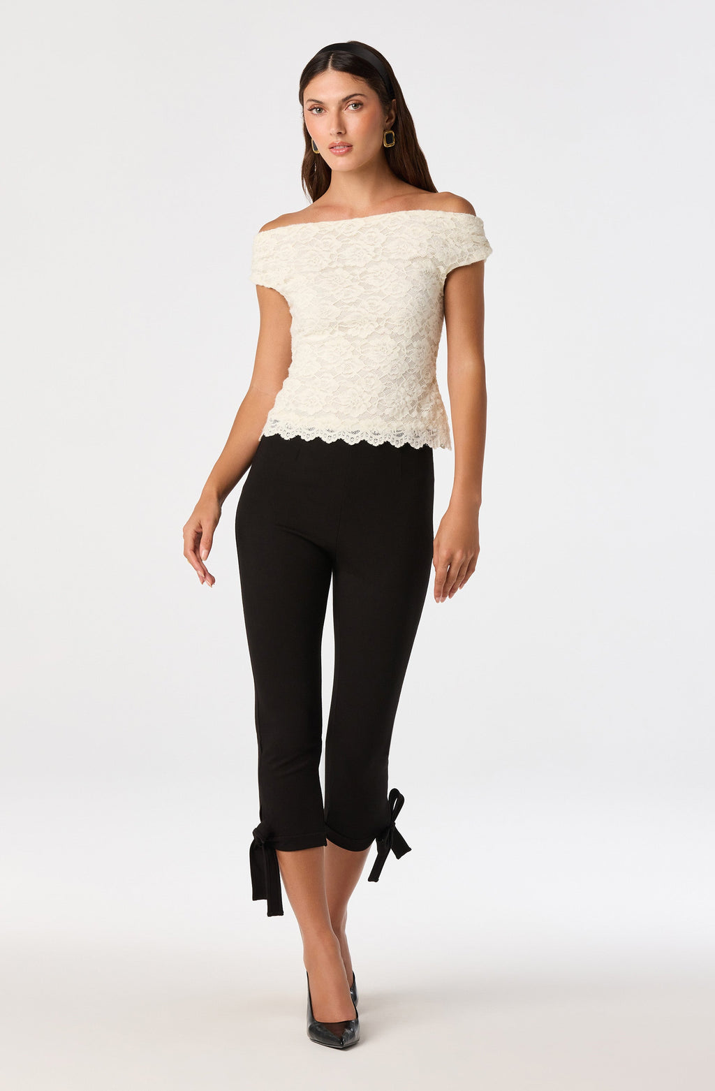Myranda Lace Off-Shoulder Top